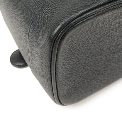 CHANEL Caviar Skin Vanity Bag Hand Bag Cosmetic Bag Black A01998
