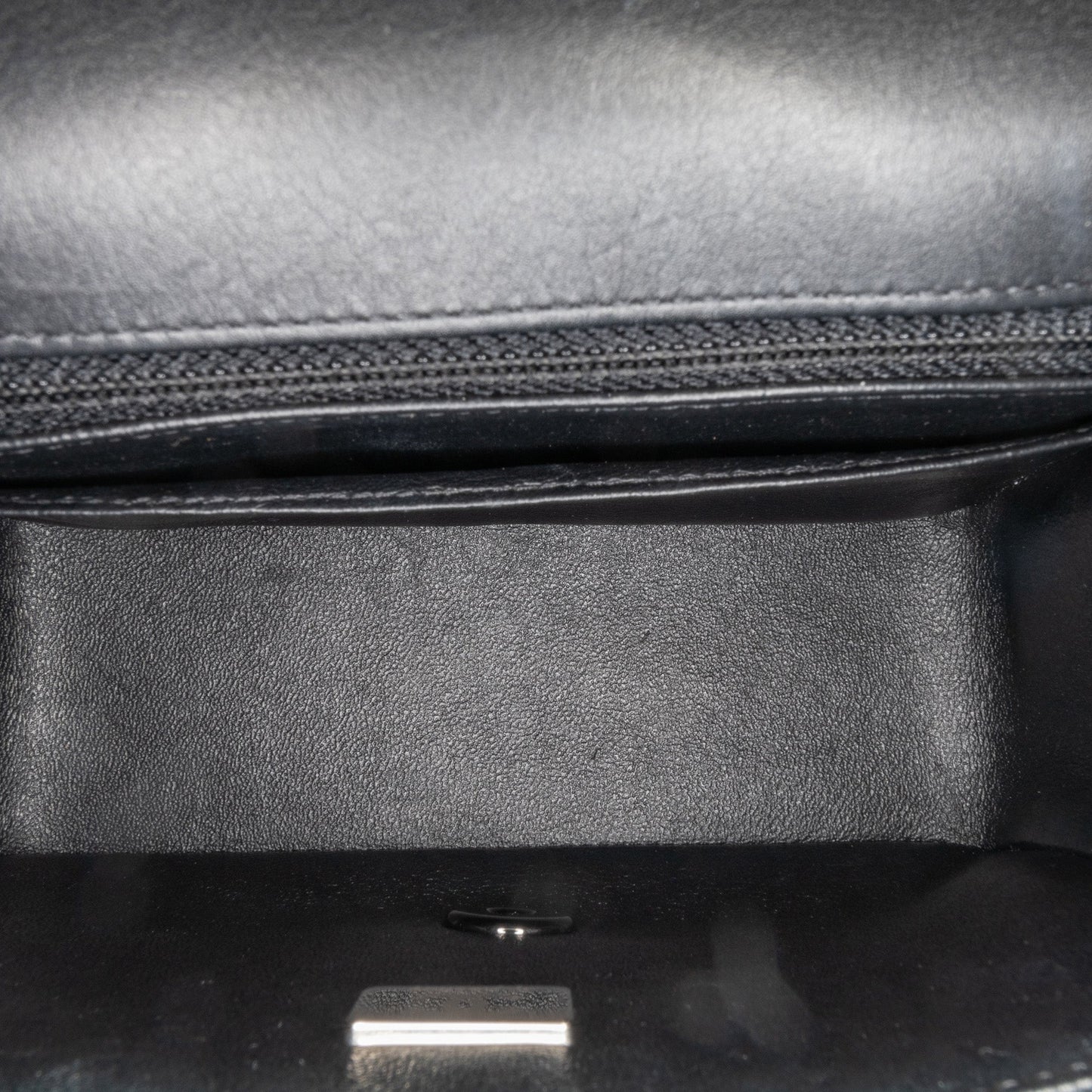 Black Chanel Mini Square Classic Patent So Black Single Flap Crossbody Bag