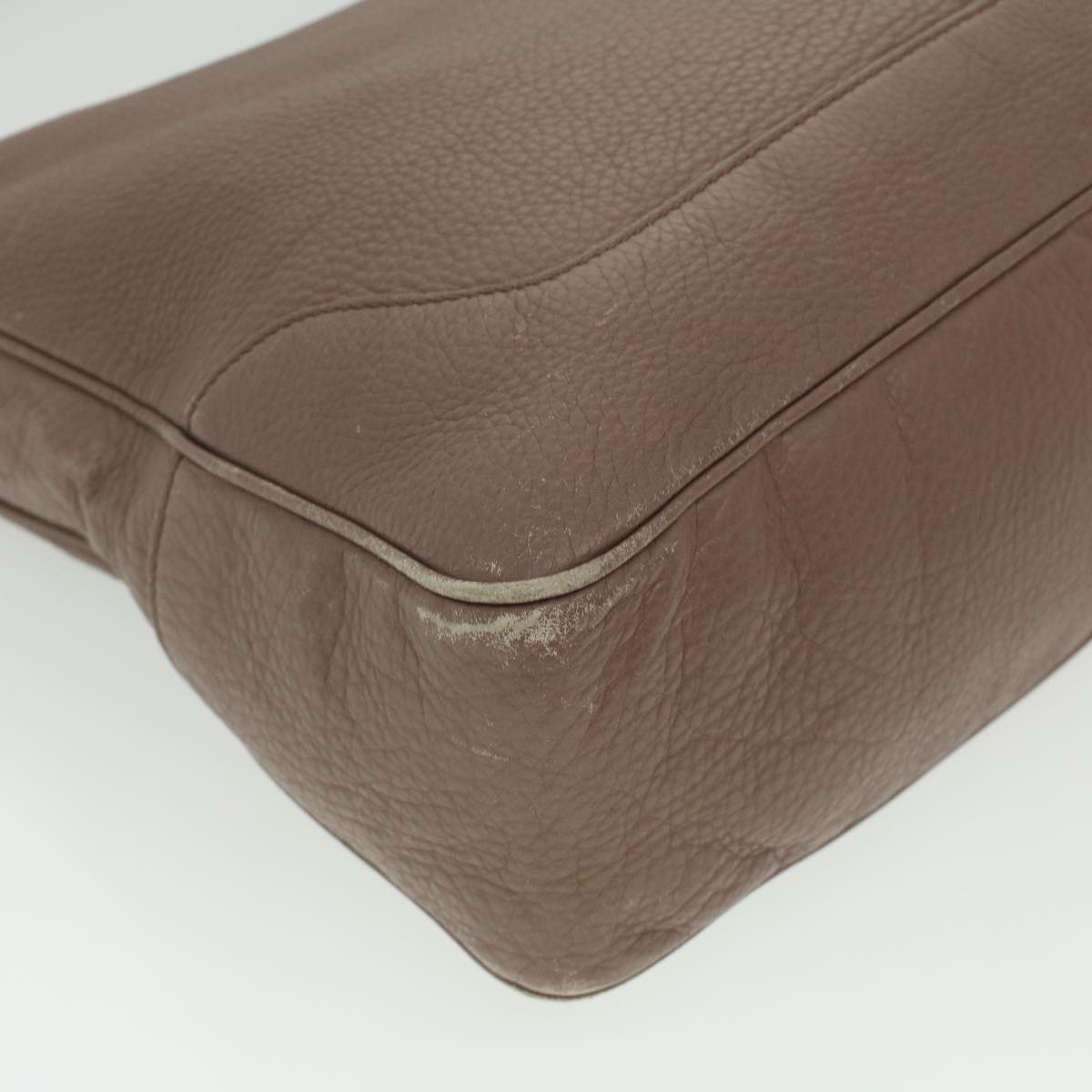 GUCCI Bamboo Hand Bag Leather 2way Pink Brown 282315 Auth 37362