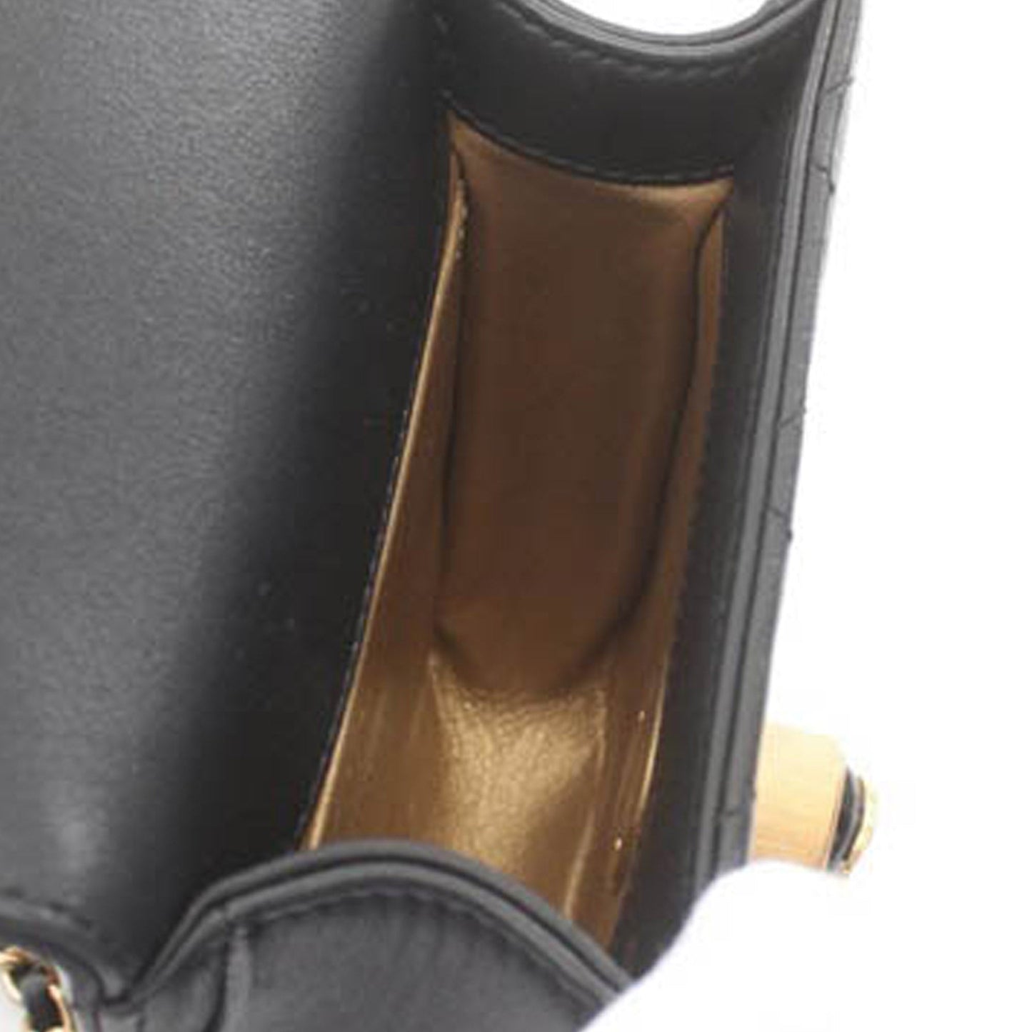 Black Chanel CC Quilted Lambskin Resin and Pearl North South Flap Satchel
