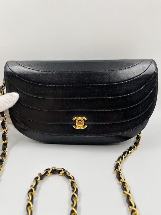 Chanel Vintage Half Moon Flap bag