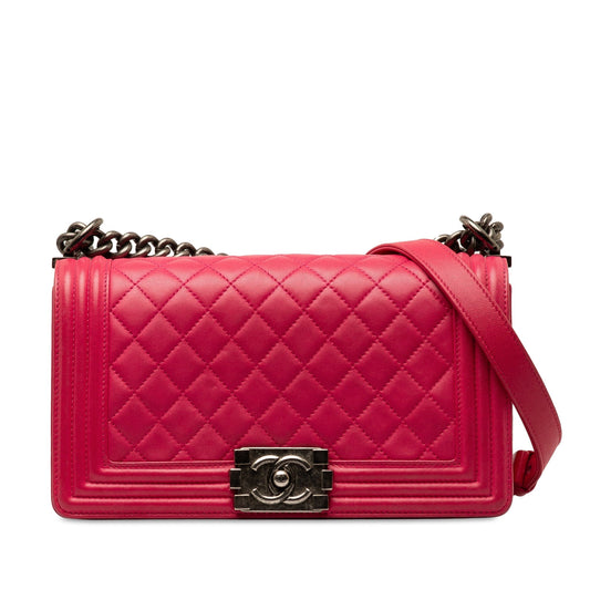 Chanel Sac Medium Lambskin Boy Flap