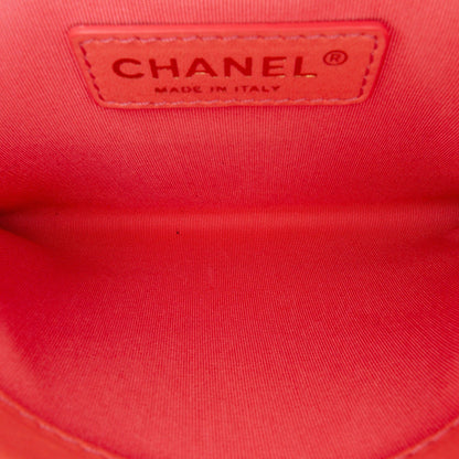Chanel Sac CC Quilted Lambskin Handle Tied Flap