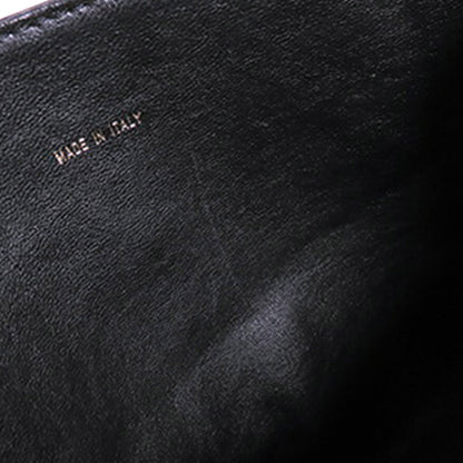 Black Chanel Quilted Lambskin Round Flap Bag
