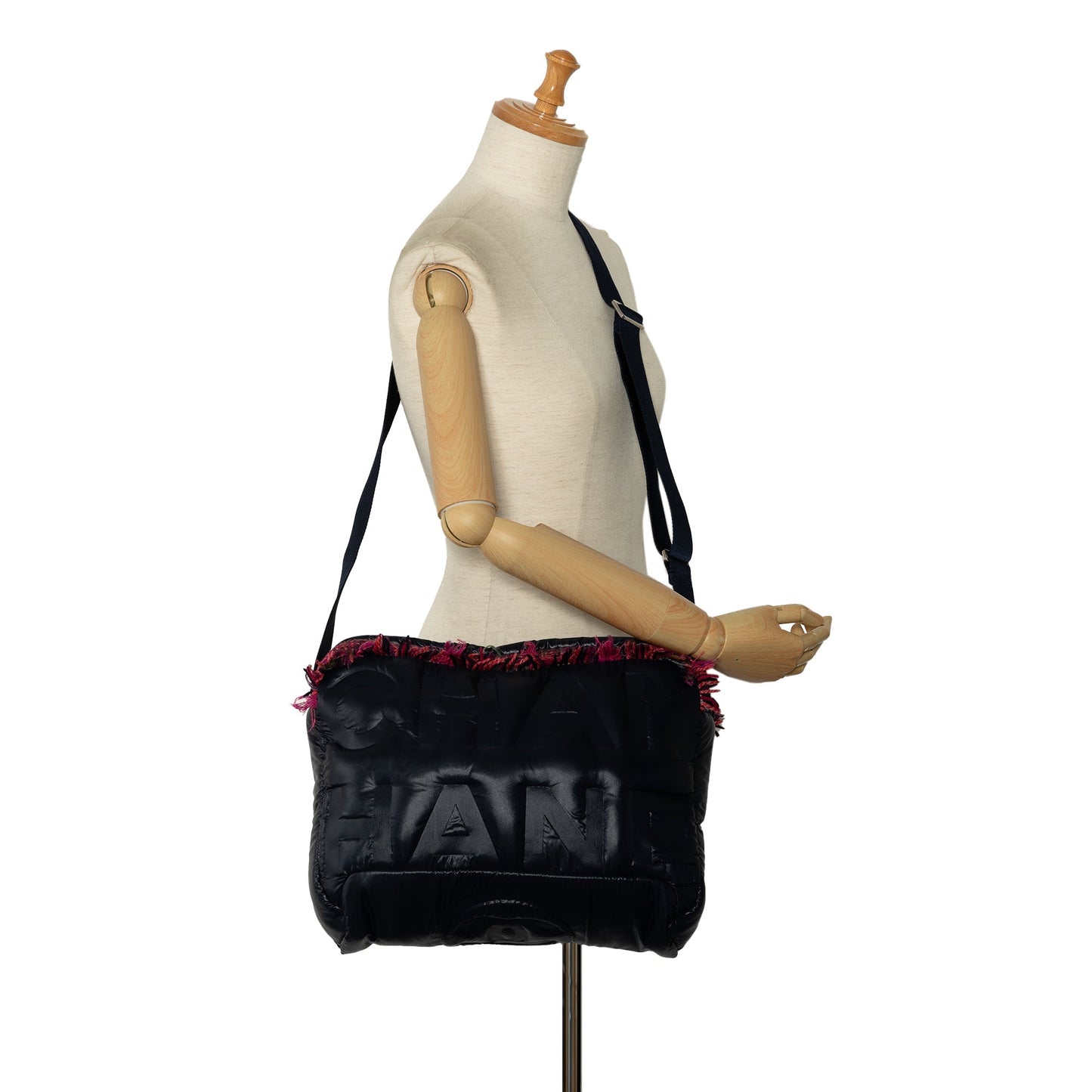Black Chanel Doudoune Crossbody Bag