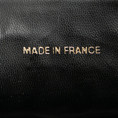 Black Chanel CC Caviar Vanity Case