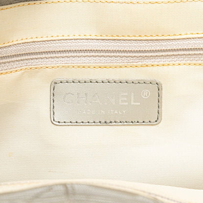 Gray Chanel New Travel Line Nylon Tote