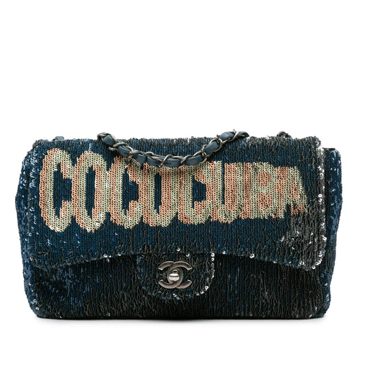 Chanel Sac Paris Cuba Medium Sequin Coco Cuba Single Flap