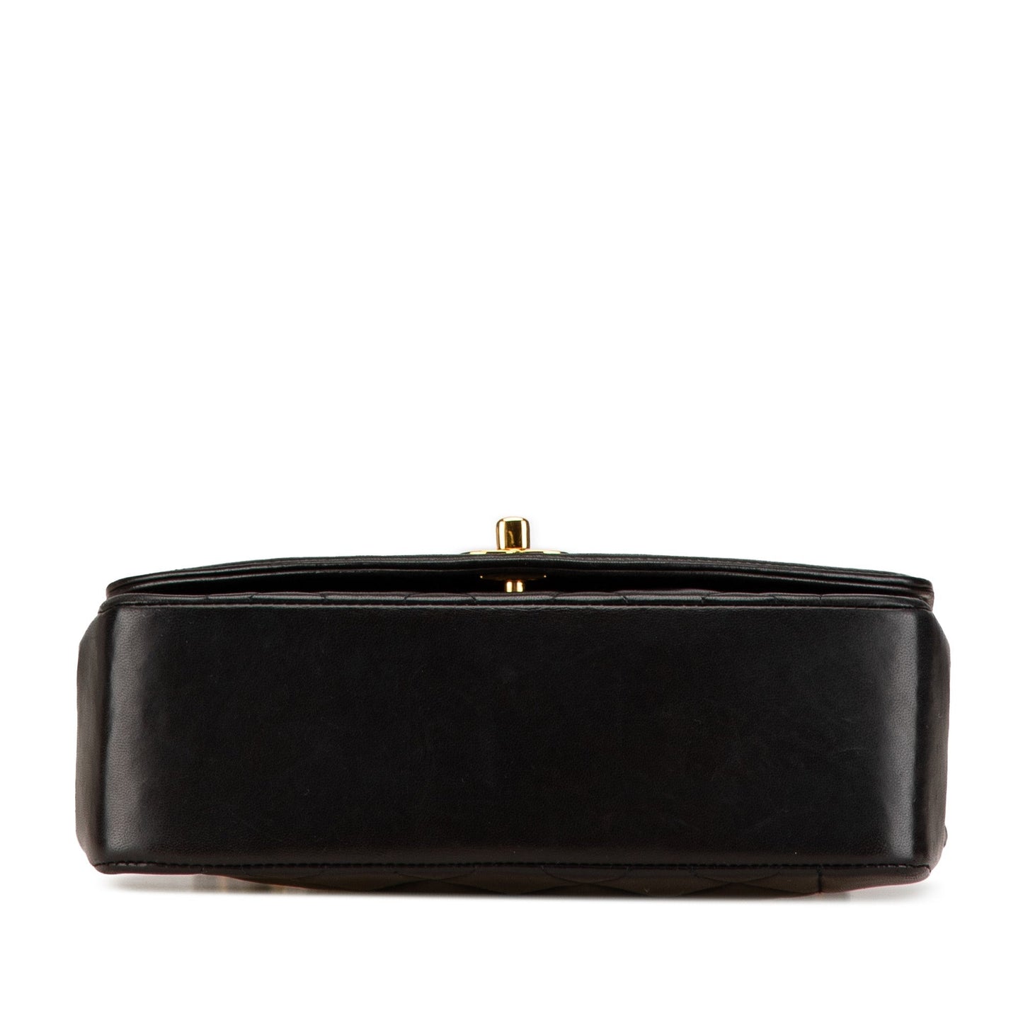 Black Chanel Medium Lambskin Diana Flap Crossbody Bag