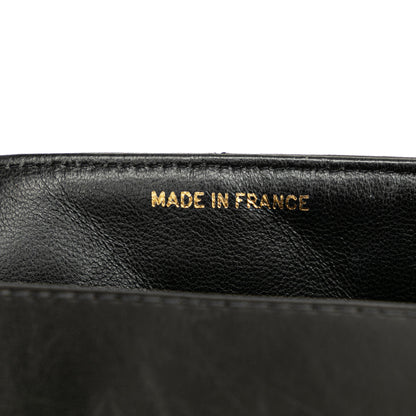 Black Chanel Medium Lambskin Diana Flap Crossbody Bag