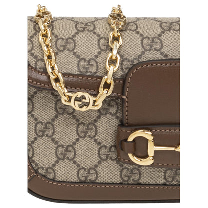 (WMNS) Gucci Horsebit 1955 Shoulder Bag 'Beige Ebony' 735178-92TCG-8563