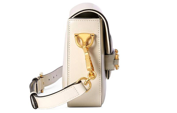 (WMNS) Gucci Horsebit 1955 Retro Shoulder Messenger Bag 'Cream White' 658574-18YSG-9068