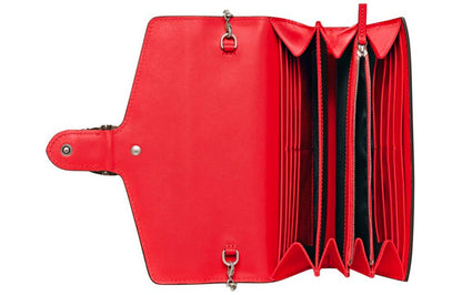 (WMNS) Gucci Dionysus Tiger Head Logo Canvas Chain Shoulder Messenger Bag Mini Red Classic 401231-KHNSN-8698