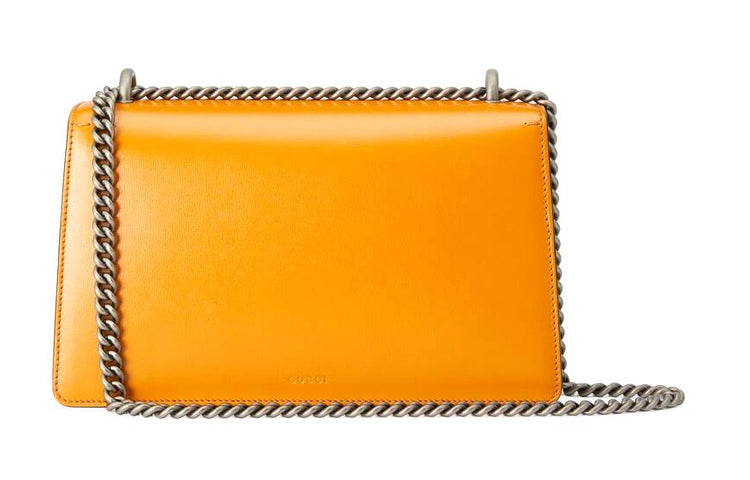 (WMNS) Gucci Dionysus Leather Single-Shoulder Bag Small Orange/Black/White 400249-18YIN-9382