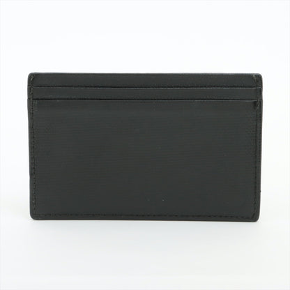 Chanel Coco Button Caviar Leather Card Case Black