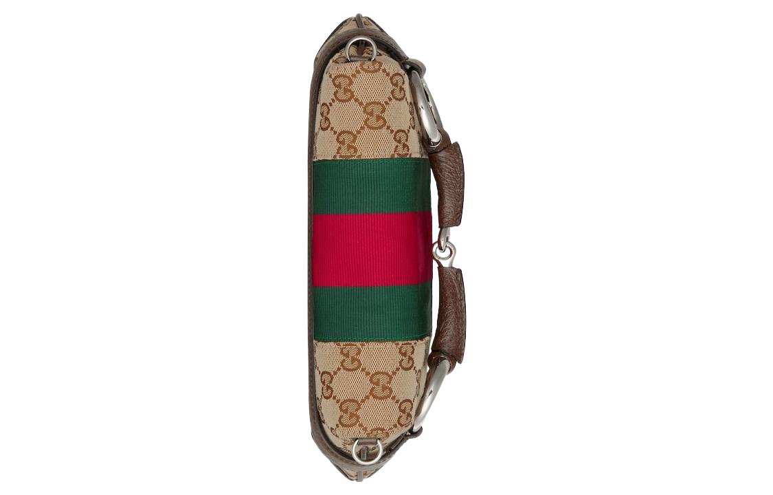 (WMNS) Gucci Horsebit Chain Small Shoulder Bag 'Being Ebony' 764339-FACM2-8747