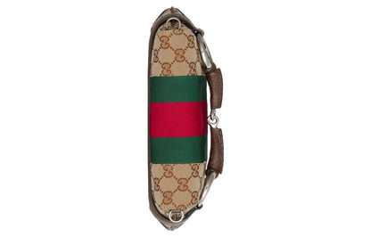 (WMNS) Gucci Horsebit Chain Small Shoulder Bag 'Being Ebony' 764339-FACM2-8747