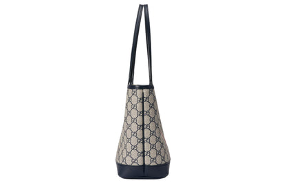 (WMNS) Gucci Ophidia Small Tote Bag 'Beige Blue Supreme' 726762-2YGAT-8562