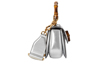 (WMNS) Gucci Bamboo 1947 Mini Bag 'Silver' 760246-1LD0G-8106