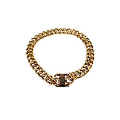 CHANEL CC Turn-Lock Chunky Chain Necklace -1996