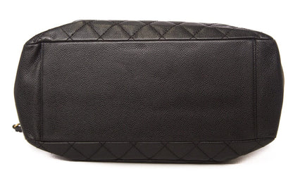 Chanel 2005/2006 Black Caviar GST Tote W/ Gold HW