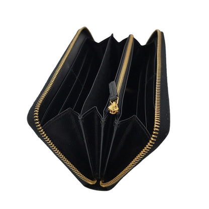 Gucci Black Calf Horsebit 1955 Continental Wallet