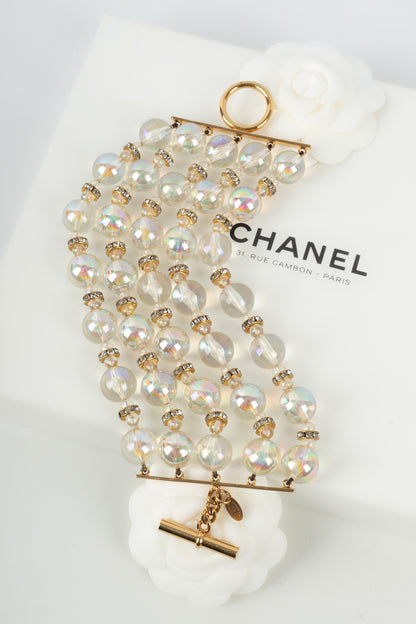 Bracelet de perles Chanel 1990s