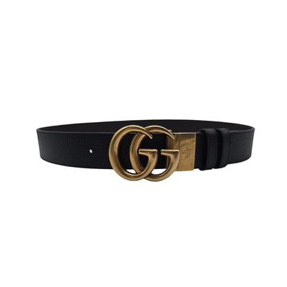 Gucci Calfskin Double G 37mm Reversible Belt