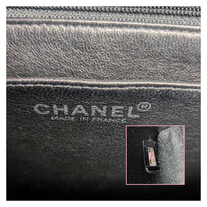 Chanel 90s Caviar Quilted Kelly Top Handle Bag