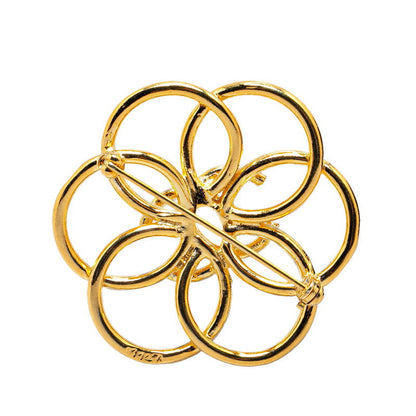 Chanel Vintage Coco Mark Flower Brooch
