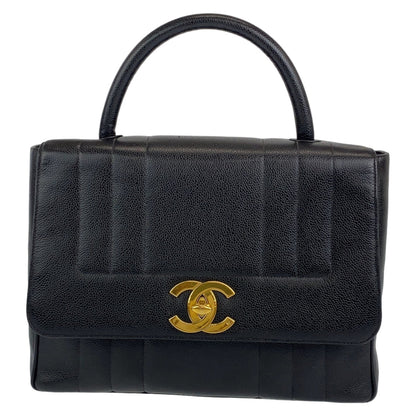 Chanel Vintage Caviar Mademoiselle Handbag Black