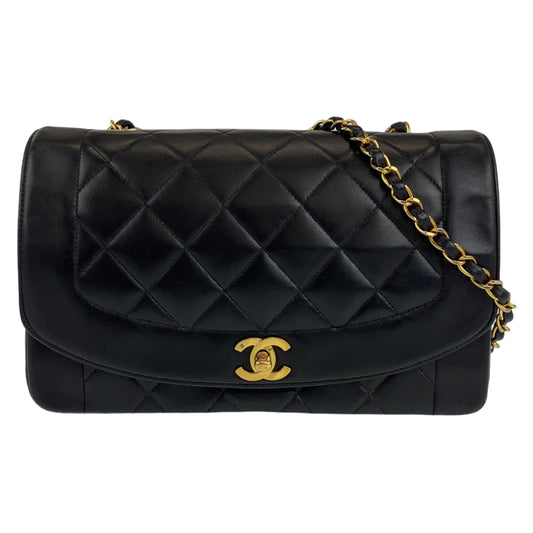 Chanel Vintage Diana Lambskin Shoulder Bag