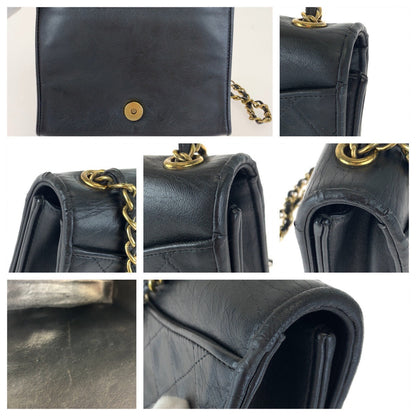Chanel Vintage Lambskin Single Flap Crossbody Bag