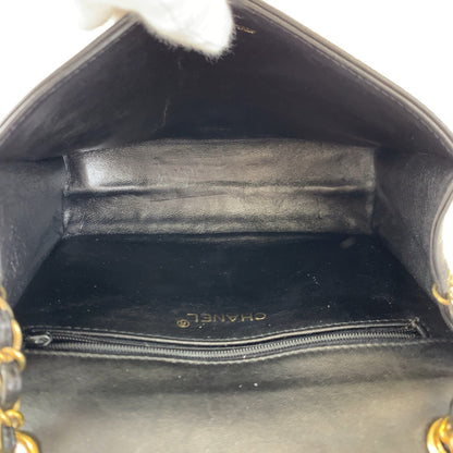 Chanel Vintage Lambskin Single Flap Crossbody Bag