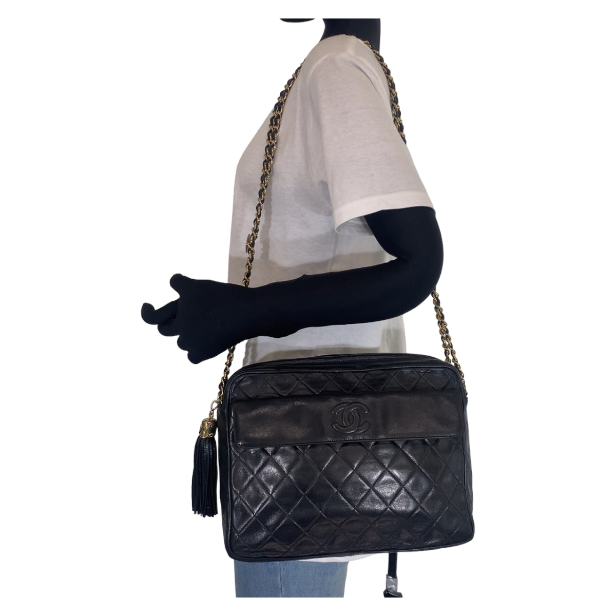 Chanel Vintage Matelasse Lambskin Shoulder Bag