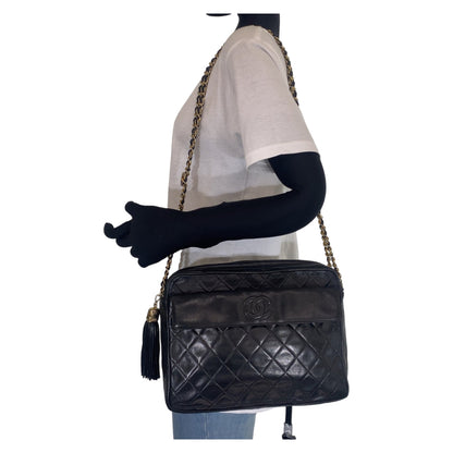 Chanel Vintage Matelasse Lambskin Shoulder Bag