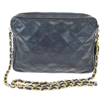 Chanel Vintage Lambskin Matelasse Tassel Shoulder Bag