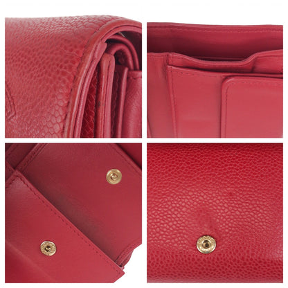 Chanel Caviar Skin Trifold Wallet