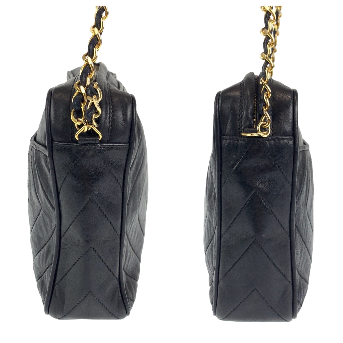 Chanel Vintage Lambskin Diamond Stitch Tassel Bag