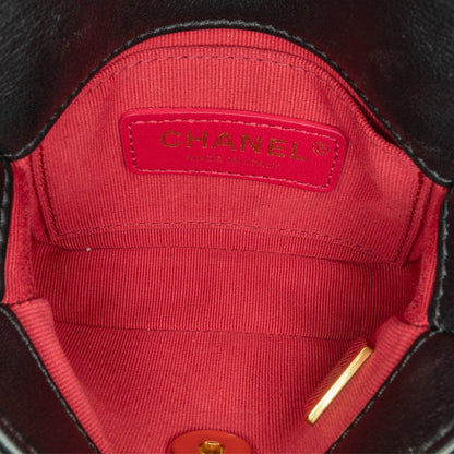 Chanel Sac Mini Quilted Calfskin Framing Chain Flap