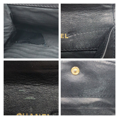 Chanel Vintage Matelasse Caviar Coin Case