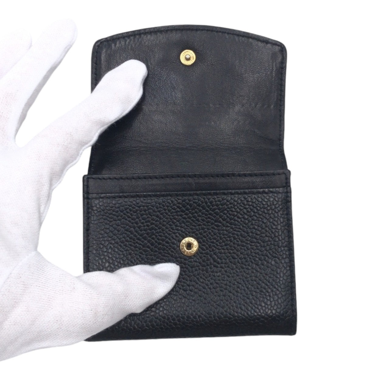 Chanel Vintage Matelasse Caviar Coin Case