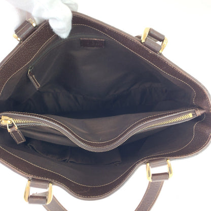 Gucci Abbey GG Canvas Leather Handbag