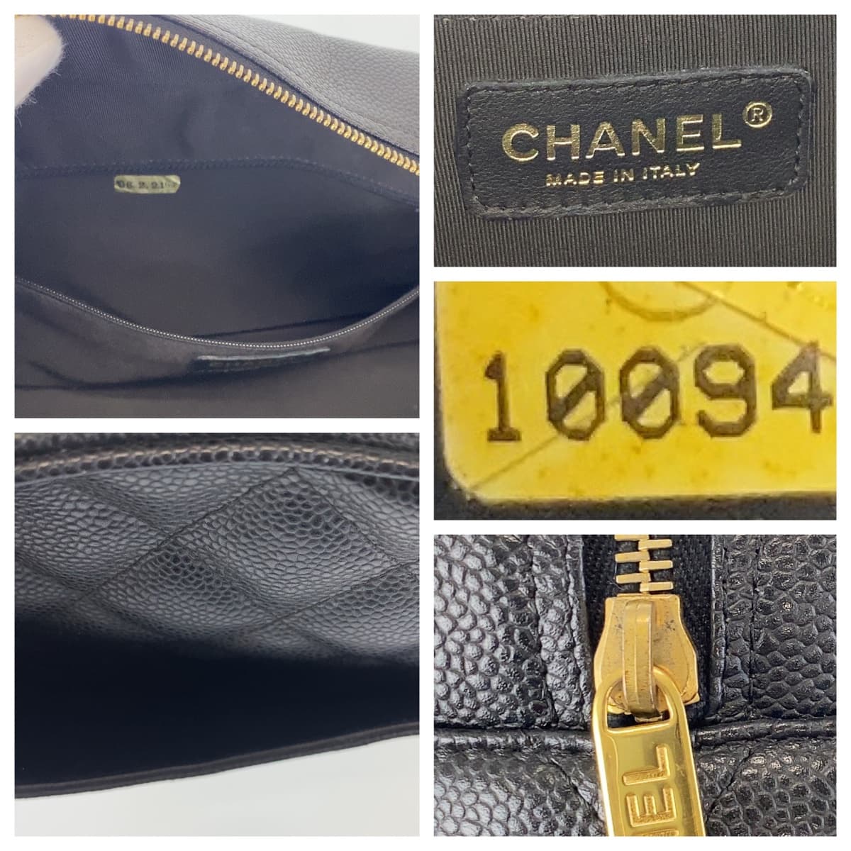 Chanel Caviar Skin Matelasse Handbag
