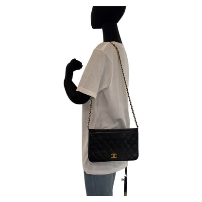 Chanel Vintage Lambskin Matelasse Shoulder Bag in New Condition