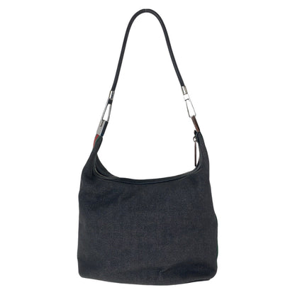 Gucci Canvas/Leather Hobo Shoulder Bag