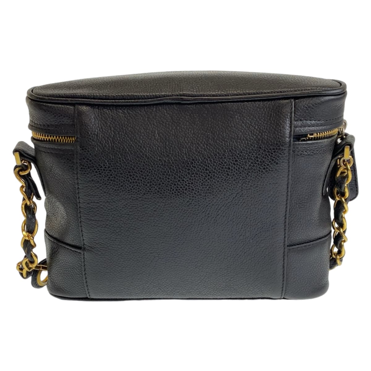 Chanel Vintage Triple Coco Mark Caviar Skin Shoulder Bag