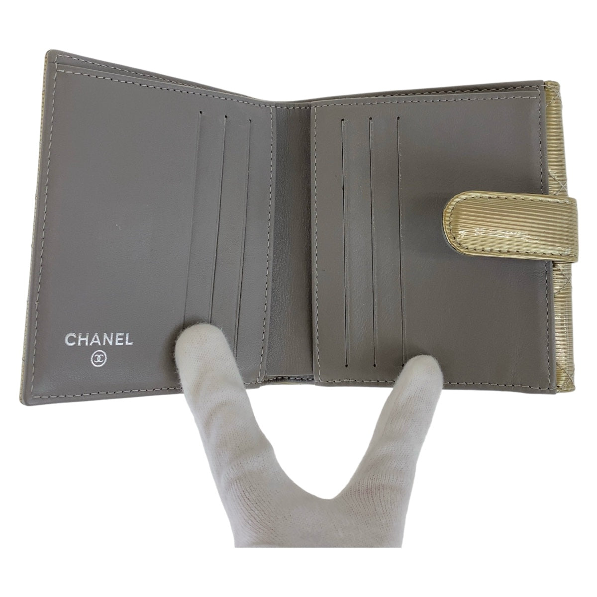 Chanel Matelasse Coco Mark Compact Wallet