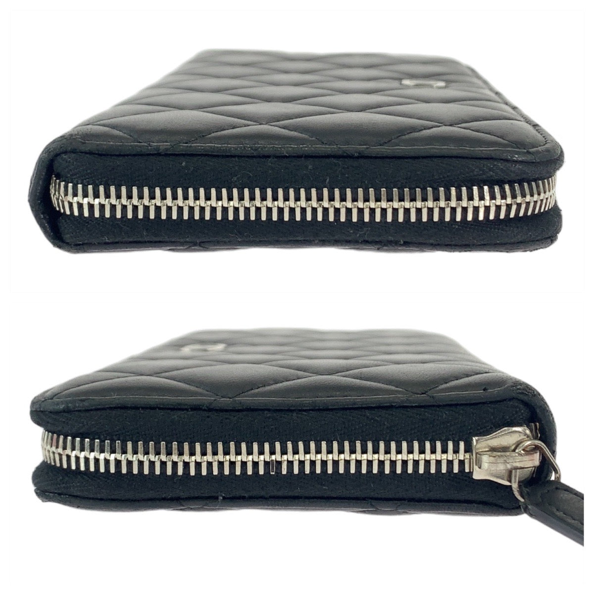 Chanel Matelasse Lambskin Long Wallet Black