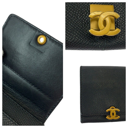 Chanel Caviar Skin Coin Case Compact Wallet